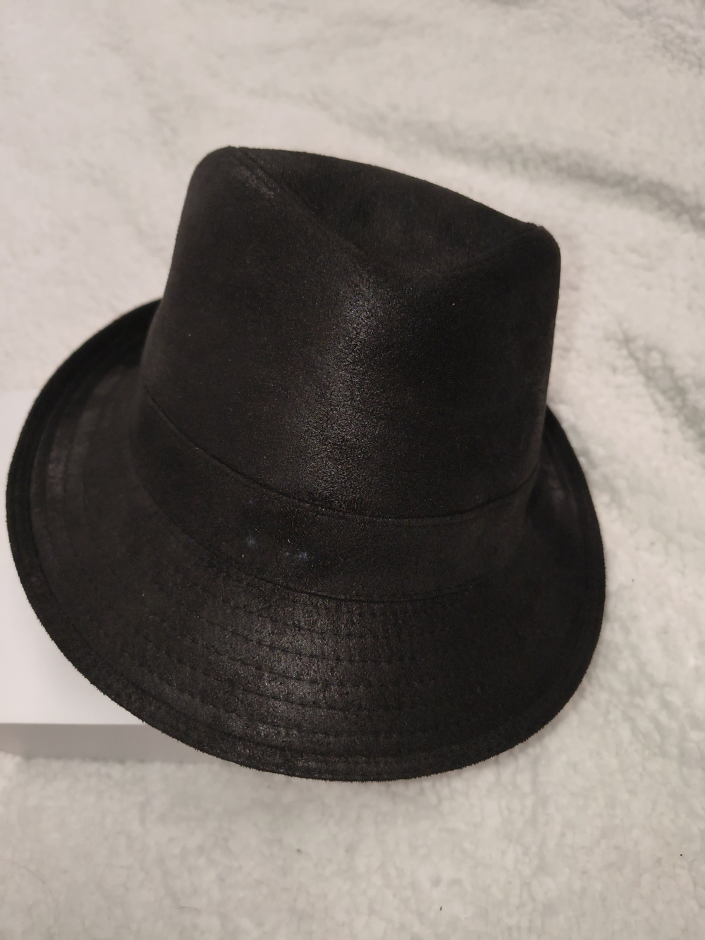 Dobbs Black Fedora Hat Classic Style Size S Polyester Men’s Hat
